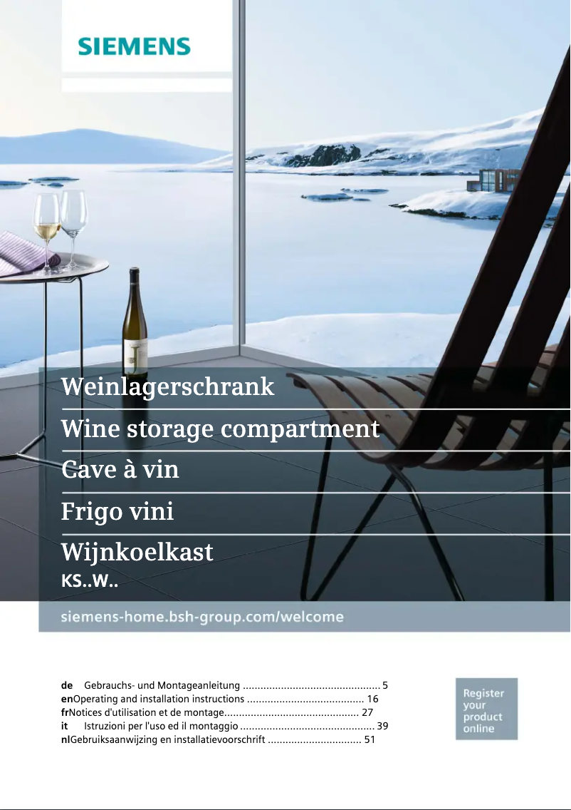 Image de la première page du manuel de l'appareil KS38WA40