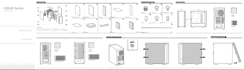 Image de la première page du manuel de l'appareil CG540