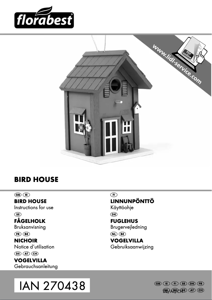 Página 1 del manual Manual de usuario Florabest IAN 270438