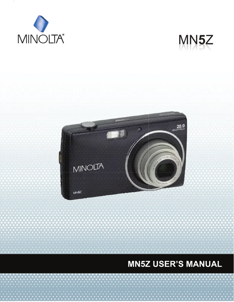 Image de la première page du manuel de l'appareil MN5Z