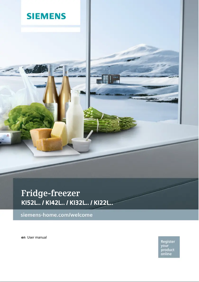 Page n°1 - Manuel utilisateur Siemens KI42LVS30G