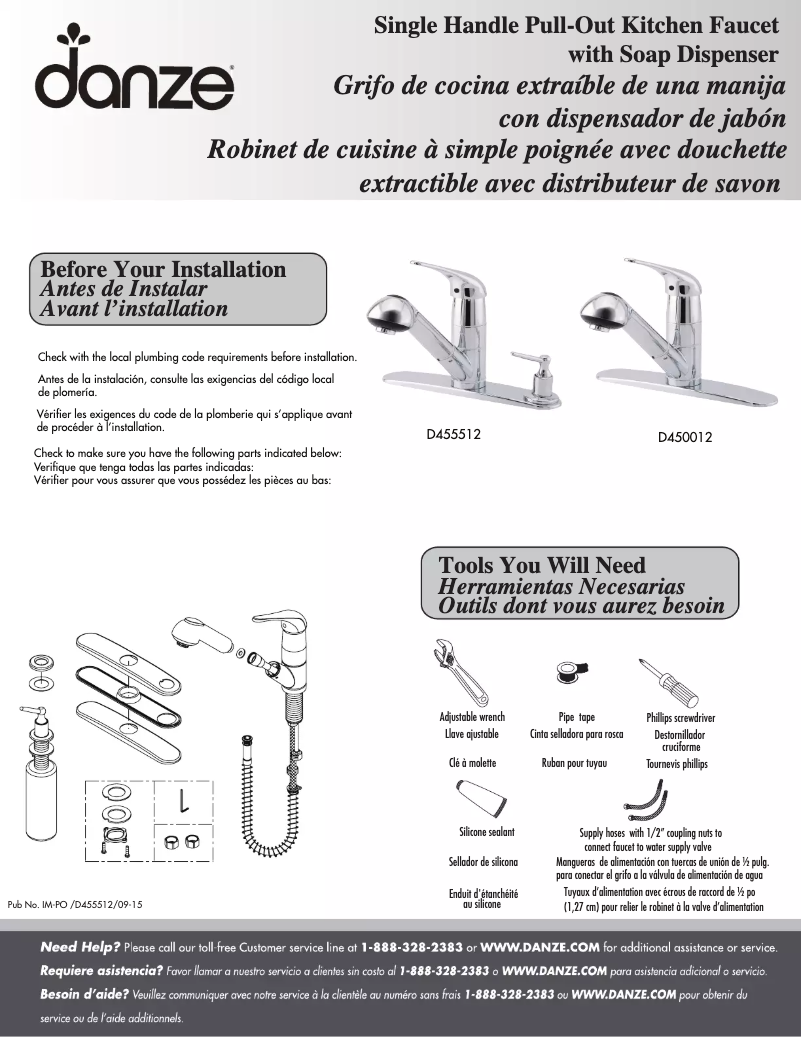 Image de la première page du manuel de l'appareil D455512