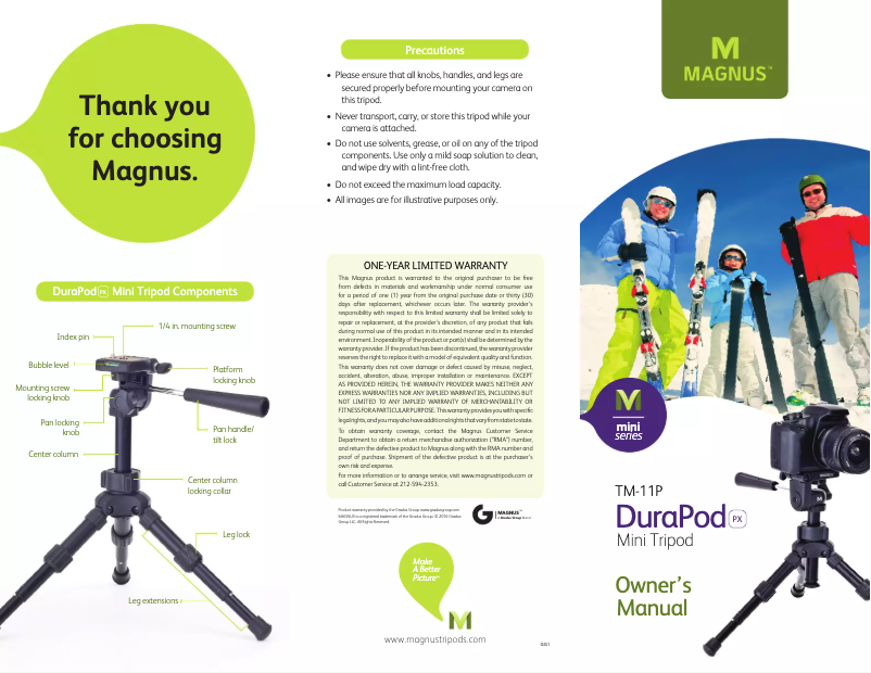Image de la première page du manuel de l'appareil TM-11P