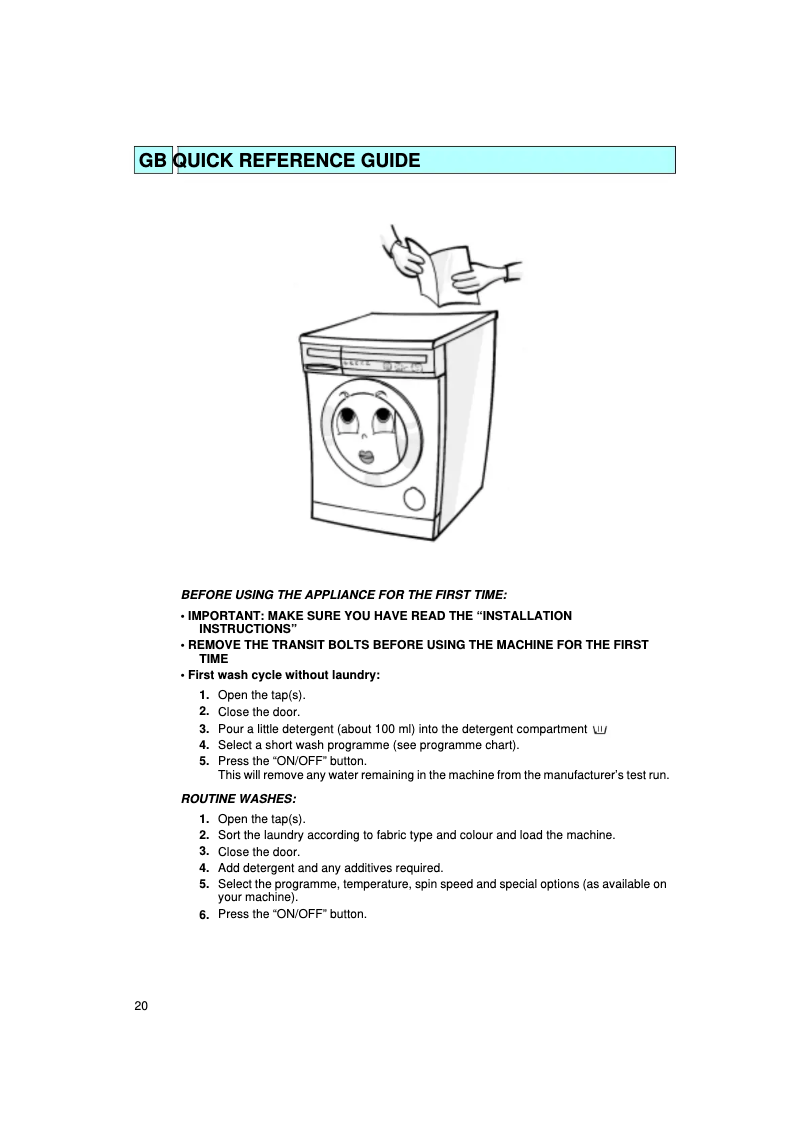 Imagen de la primera página del manual del dispositivo Expert 1200