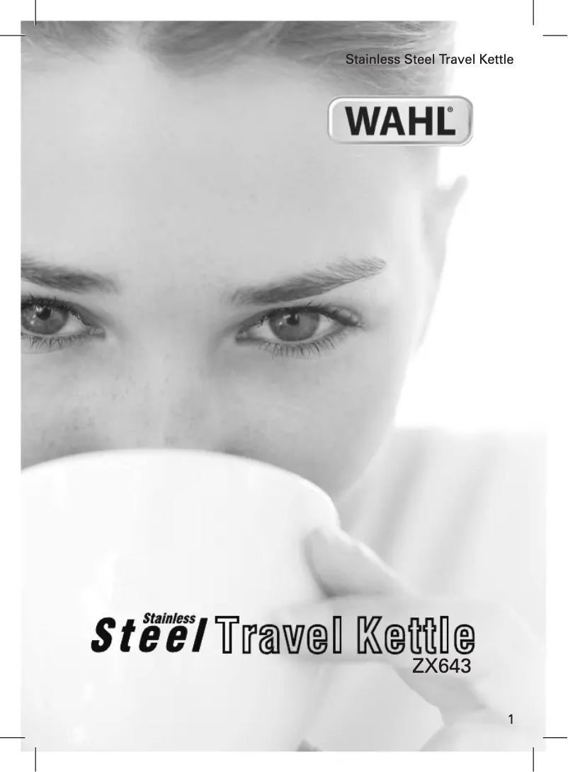 Image de la première page du manuel de l'appareil ZX643