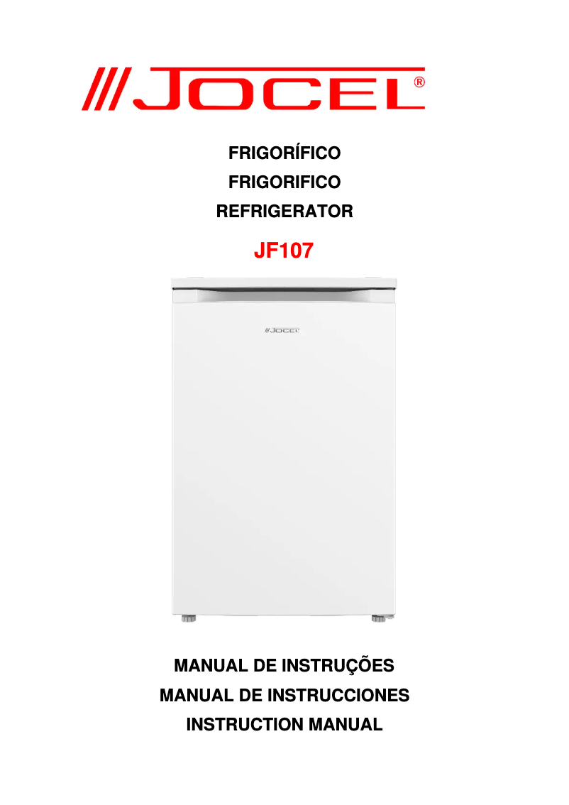 Page n°1 - Manuel utilisateur Jocel JF107