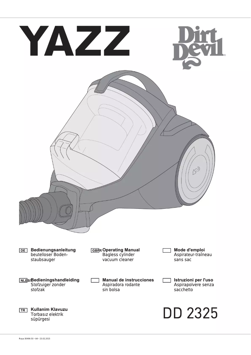 Image de la première page du manuel de l'appareil Yazz 2.1 DD2325