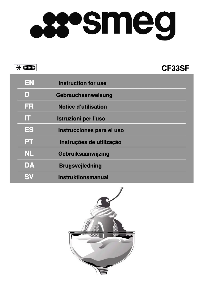 Image de la première page du manuel de l'appareil CF33SF