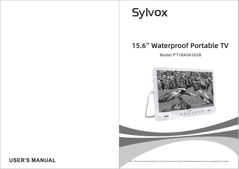 Page n°1 - Manuel utilisateur SYLVOX PT16A0KGGB