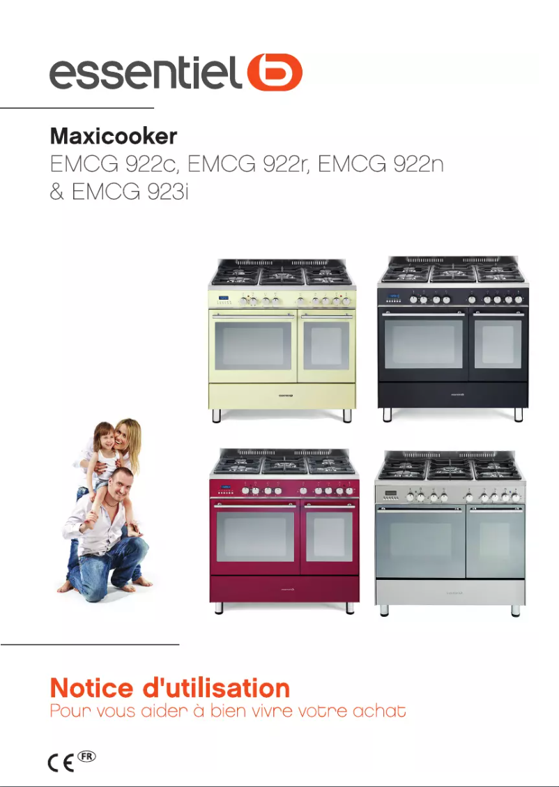 Image de la première page du manuel de l'appareil EMCG 922R