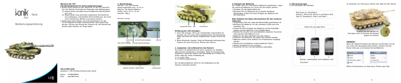 Image de la première page du manuel de l'appareil Tank