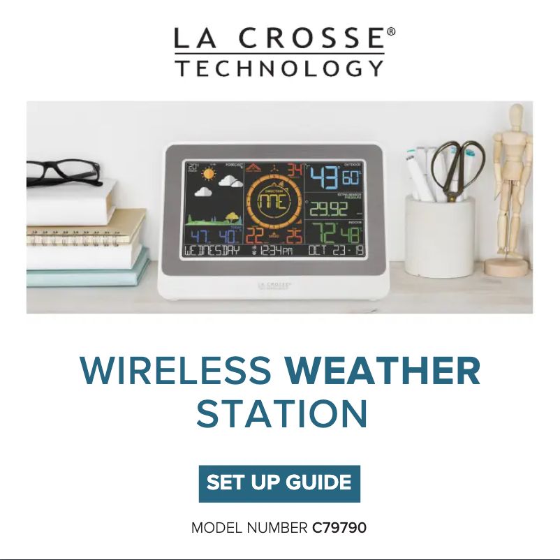 Page n°1 - Manuel utilisateur La Crosse Technology C79790