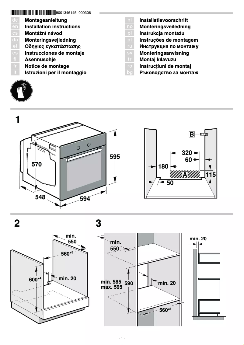 Page n°1 - Instructions / montage Junker JF4319060