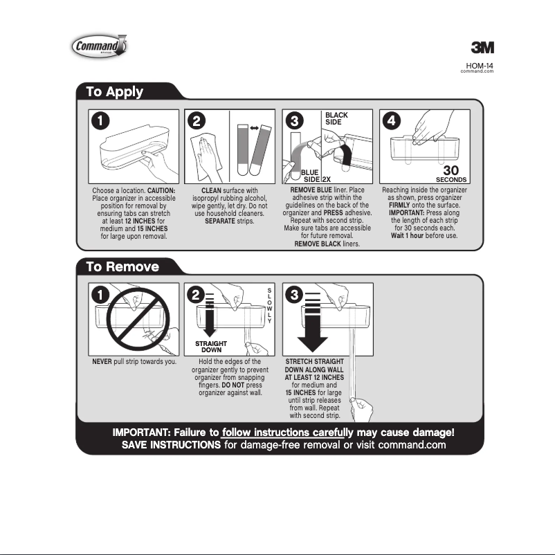 Página 1 del manual Manual de usuario Command HOM-14
