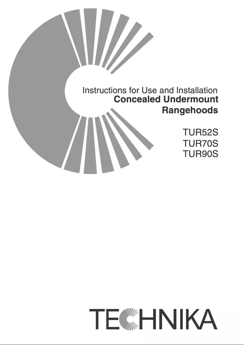 Page 1 de la notice Manuel utilisateur Technika TUR90S