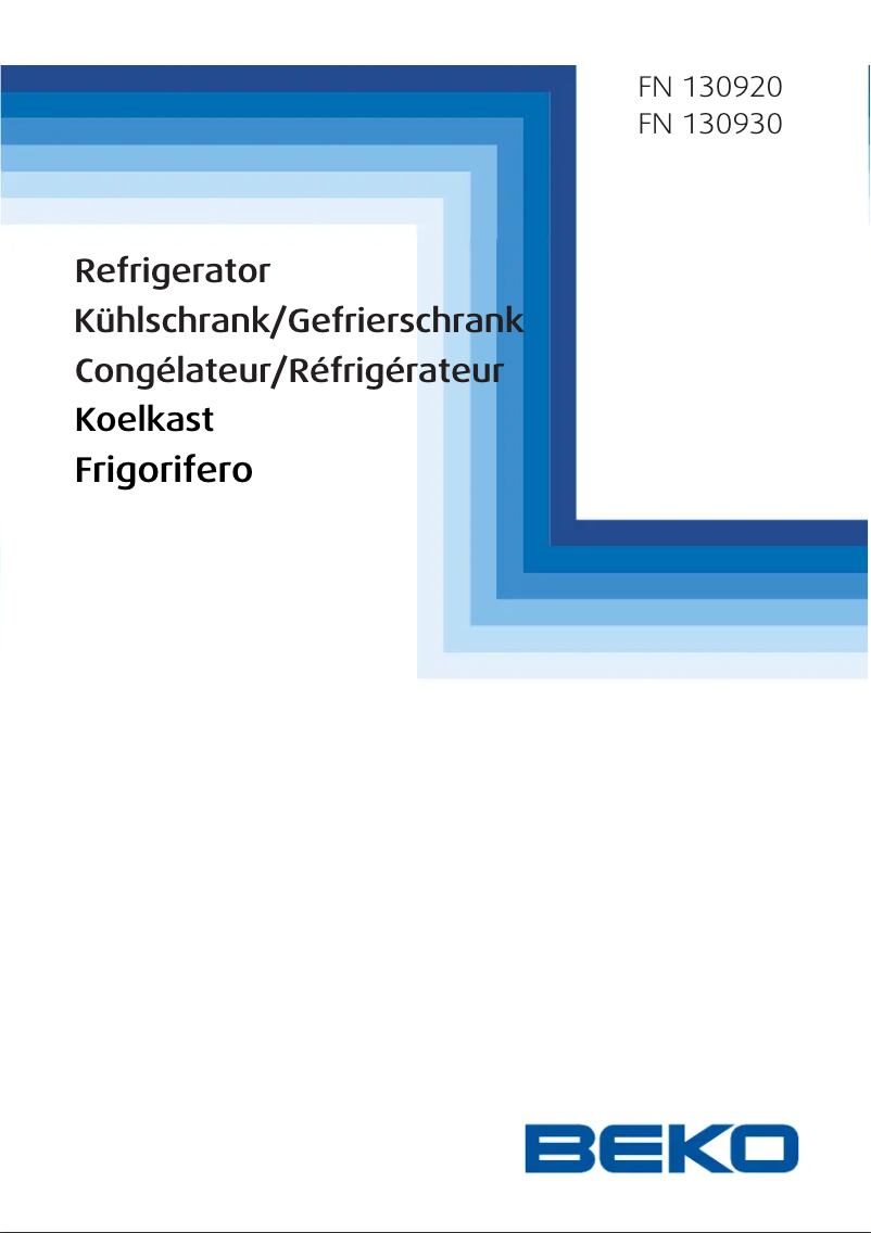 Image de la première page du manuel de l'appareil FN 130930