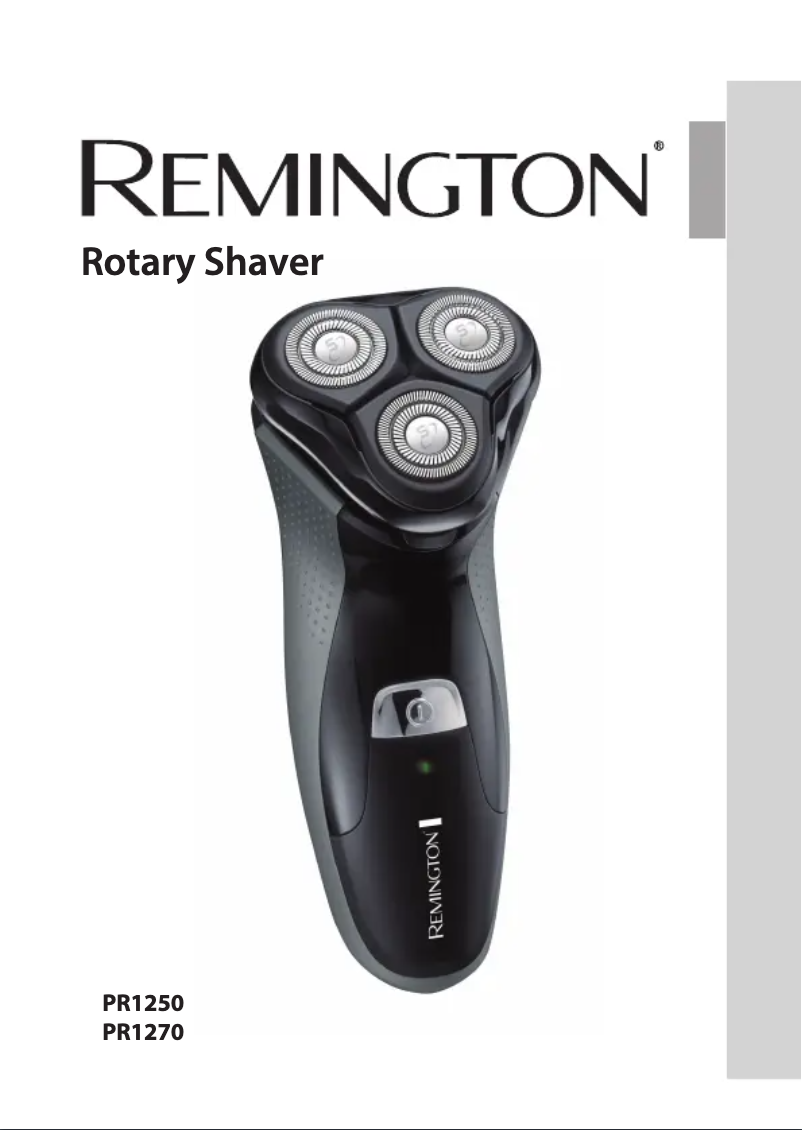 Page 1 de la notice Manuel utilisateur Remington PR1250