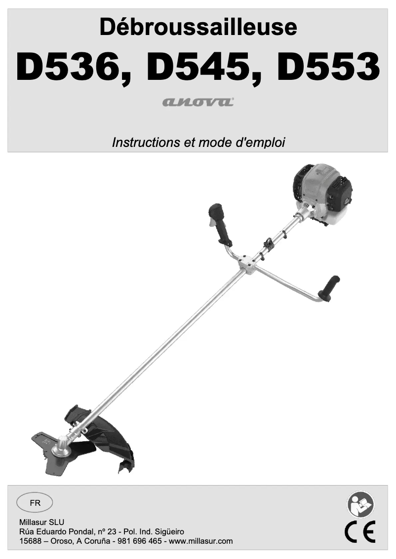 Página 1 del manual Manual de usuario Anova D536