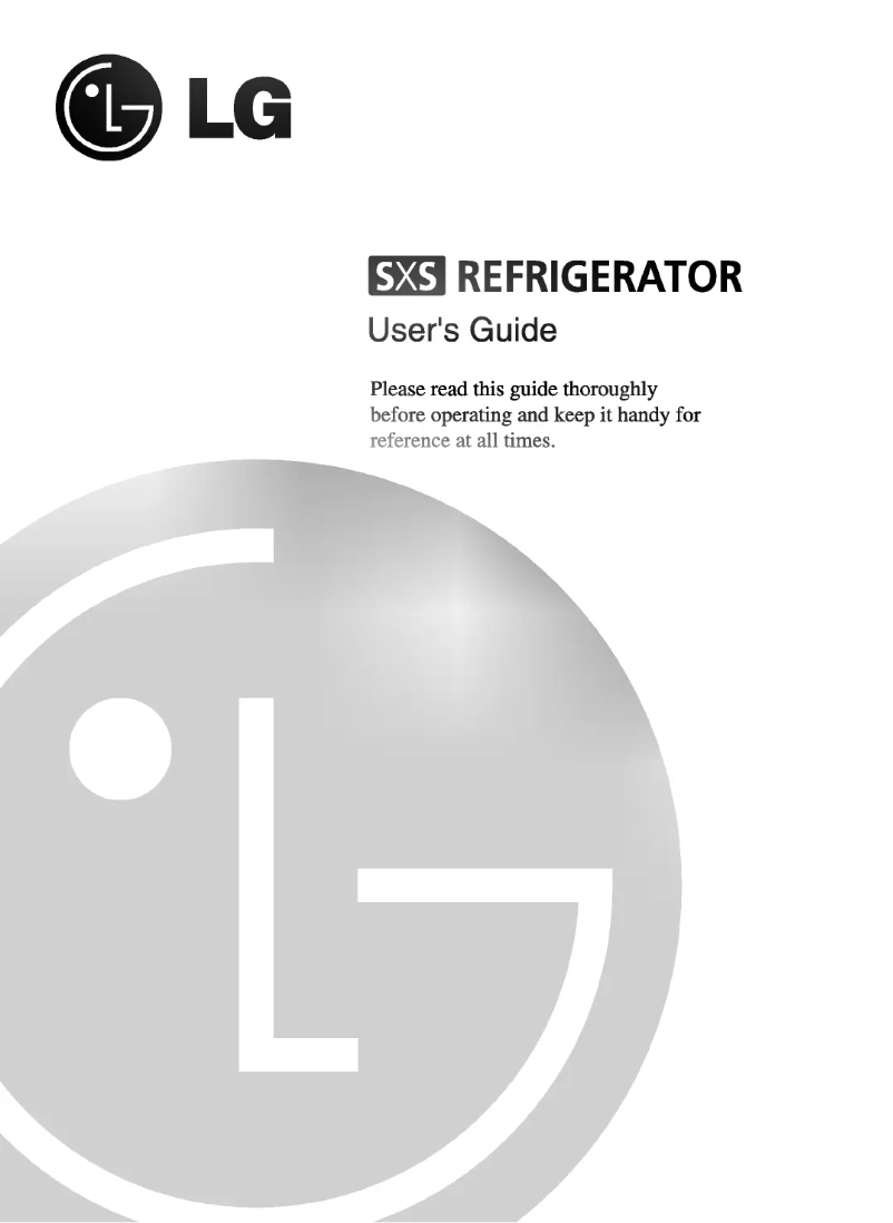 Page 1 de la notice Manuel utilisateur LG GR-B197GTQA