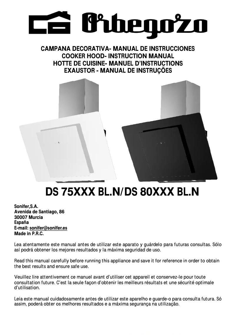 Image de la première page du manuel de l'appareil DS 75160 N