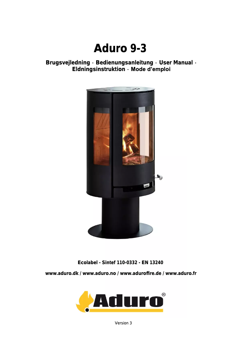 Image de la première page du manuel de l'appareil 9-3