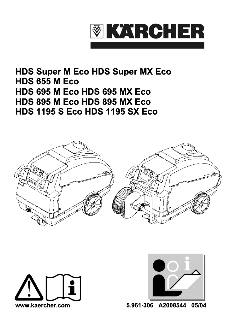 Página 1 del manual Manual de usuario Kärcher HDS 895 MX Eco
