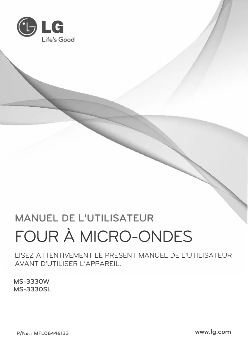 Image de la première page du manuel de l'appareil MS-3330SL