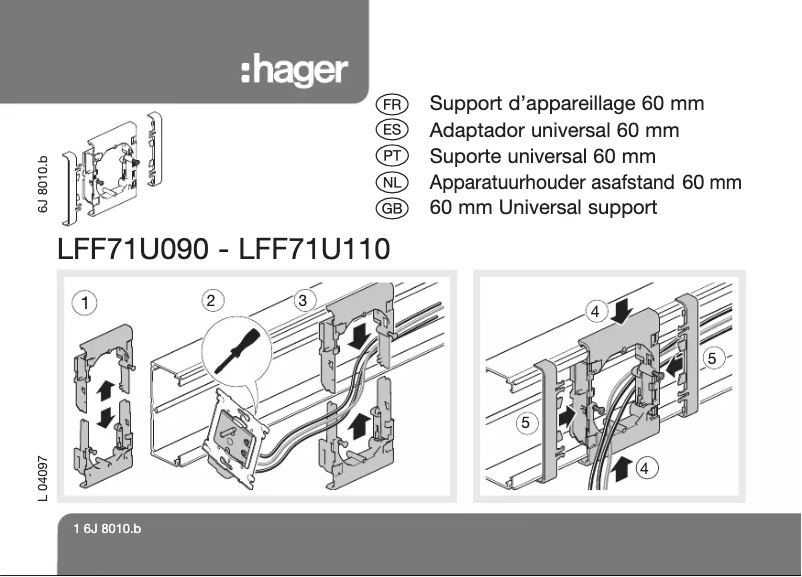 Image de la première page du manuel de l'appareil LFF71U110ALU