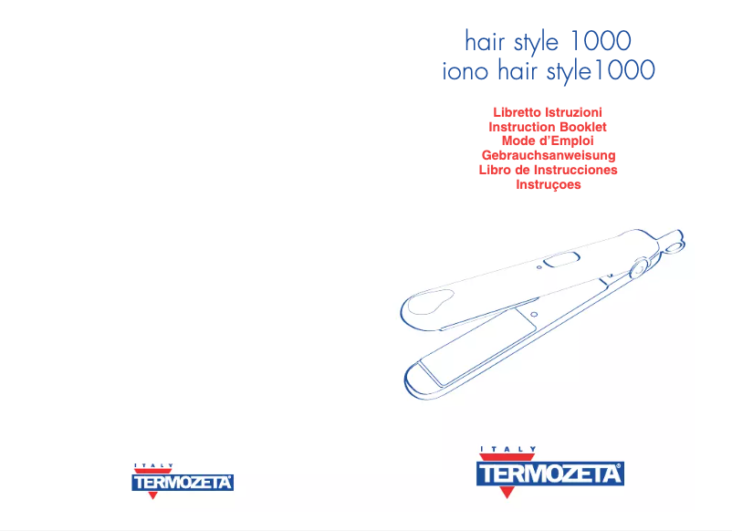 Image de la première page du manuel de l'appareil IONO 1000