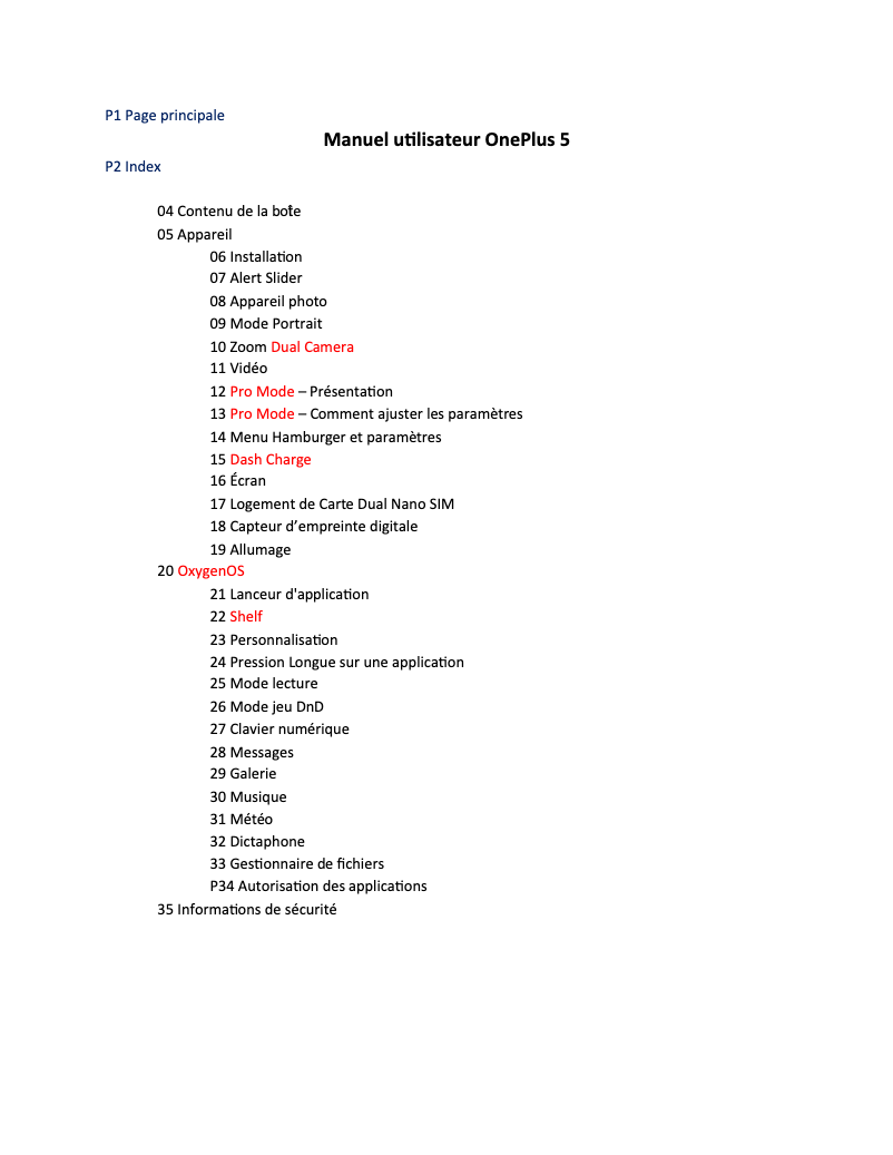 Image de la première page du manuel de l'appareil 5