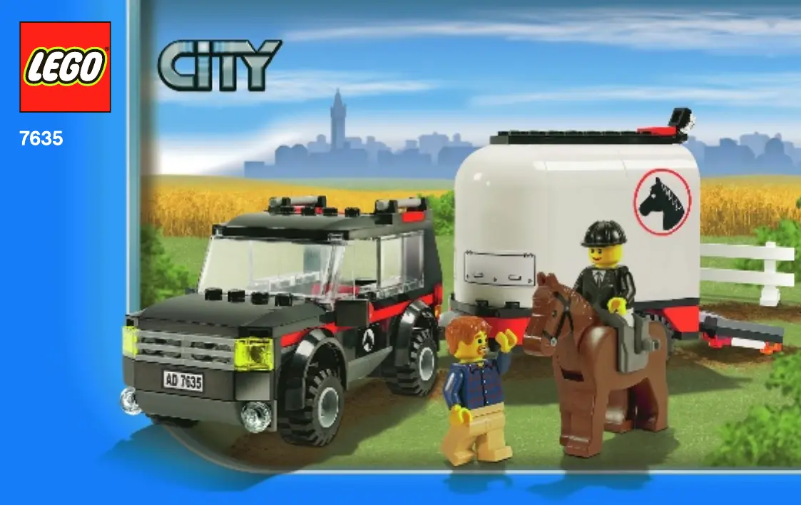 Page 1 de la notice Manuel utilisateur Lego 4WD with Horse Trailer