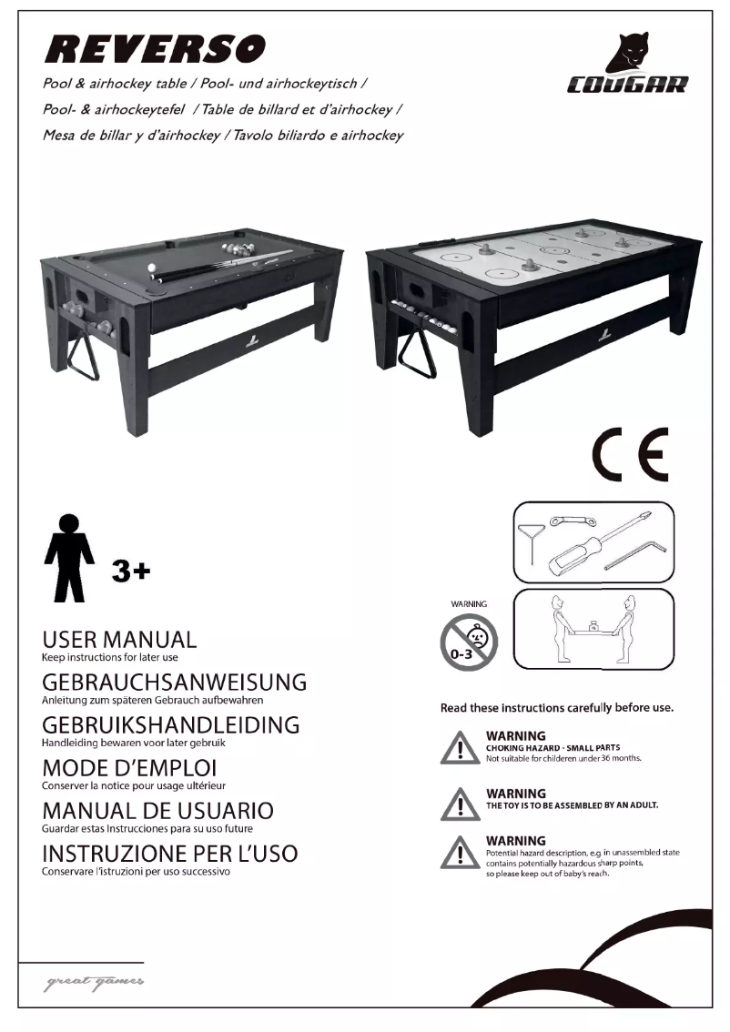 Image de la première page du manuel de l'appareil Reverso