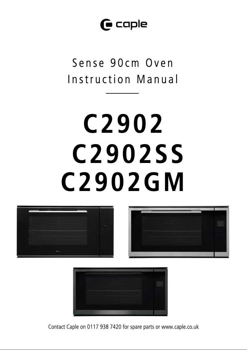 Page n°1 - Manuel utilisateur Caple C2902