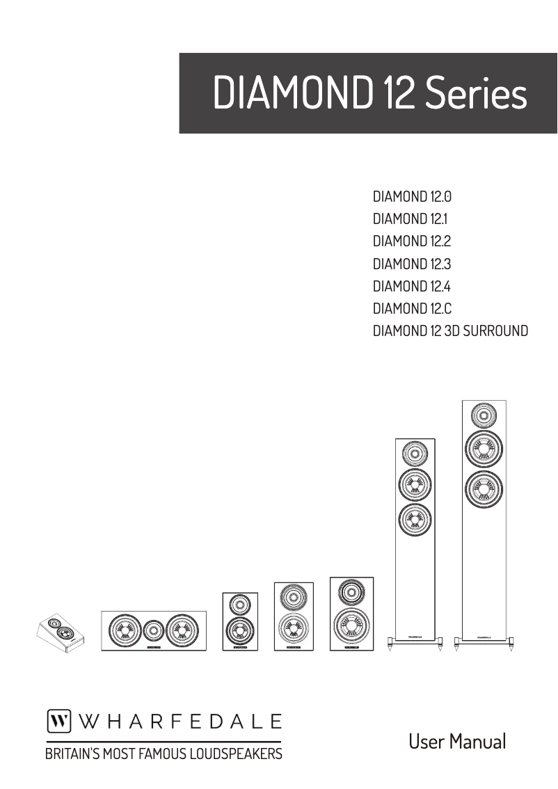 Page 1 de la notice Manuel utilisateur Wharfedale Diamond 121