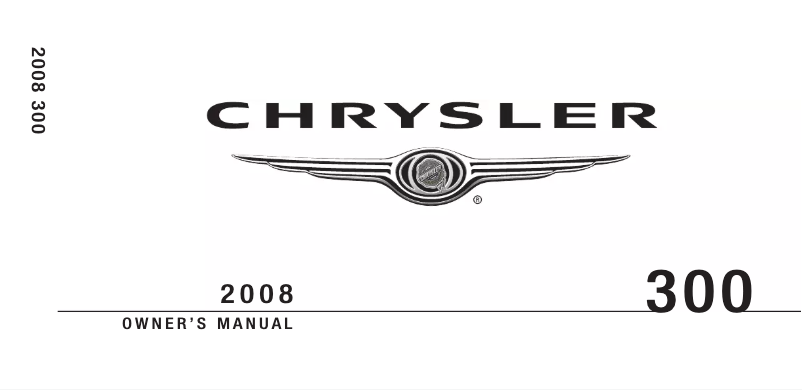 Page 1 de la notice Manuel utilisateur Chrysler 300C (2008)