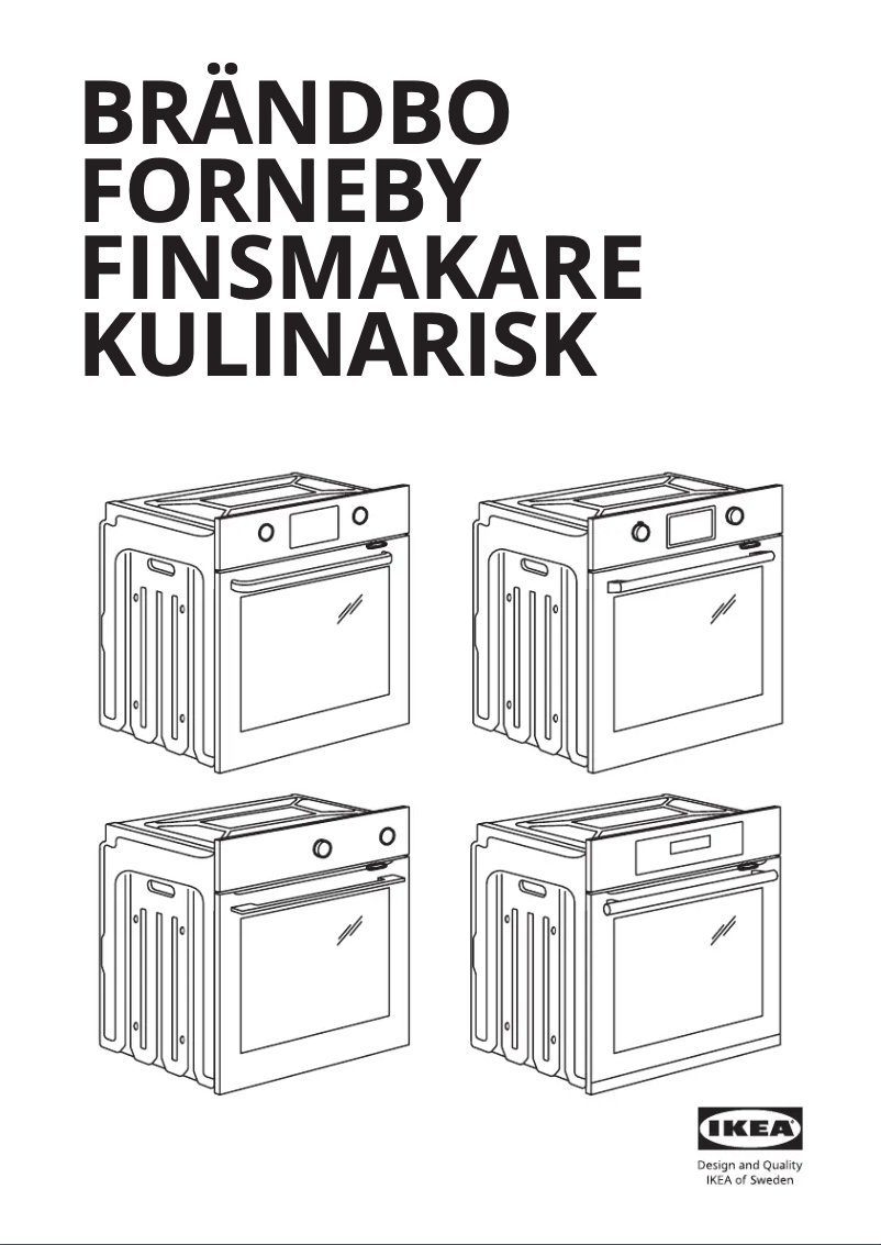 Page 1 de la notice Manuel utilisateur Ikea FORNEBY 005.568.91