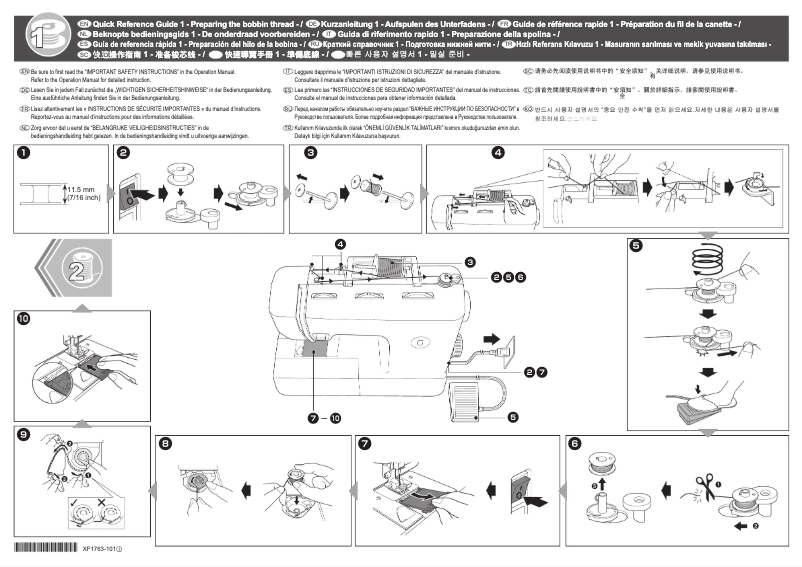 Página 1 del manual Manual de usuario Brother Star 777