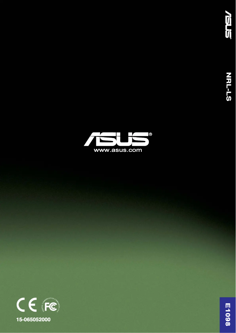Page 1 de la notice Manuel utilisateur Asus NRL-LS