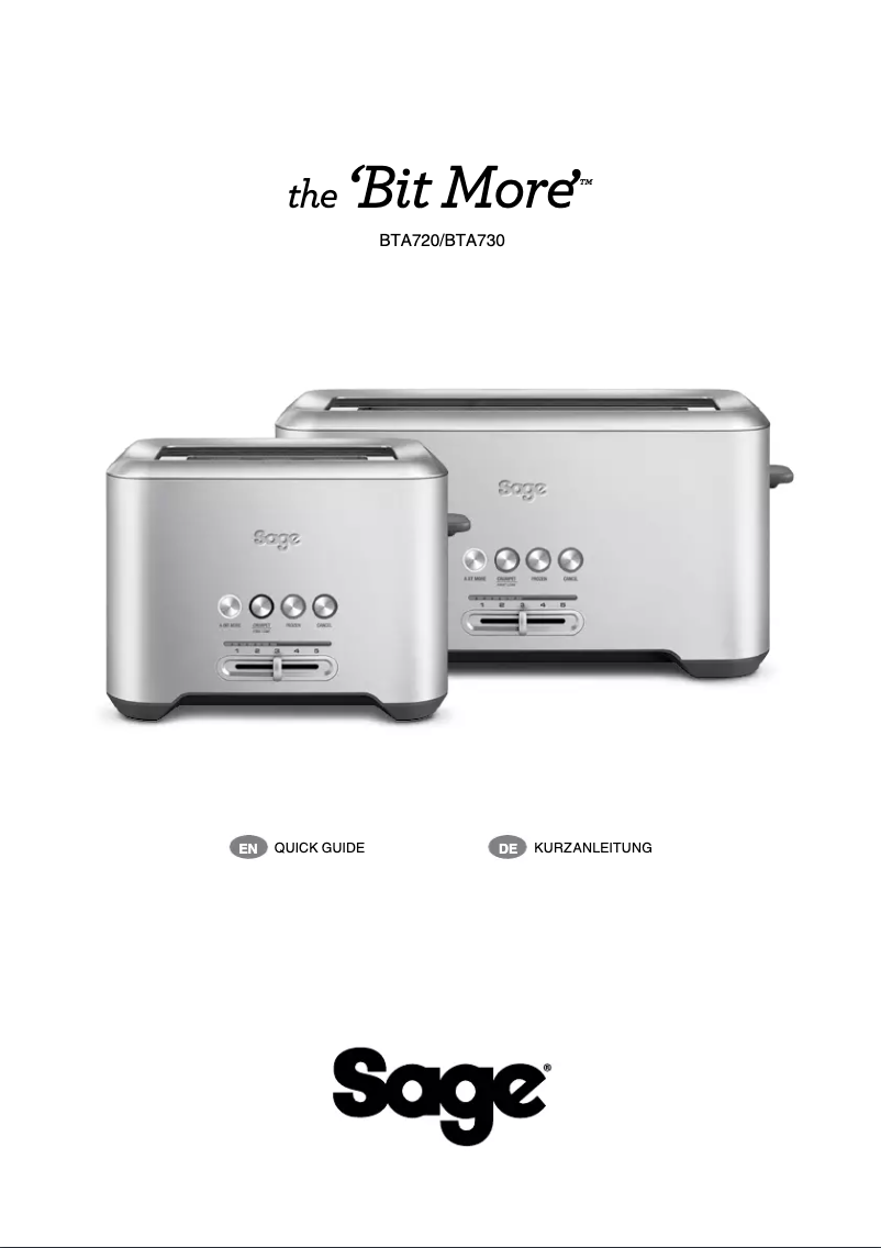 Page n°1 - Manuel utilisateur Sage the Bit More BTA720