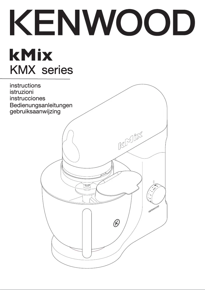 Page 1 de la notice Manuel utilisateur Kenwood KMIX50