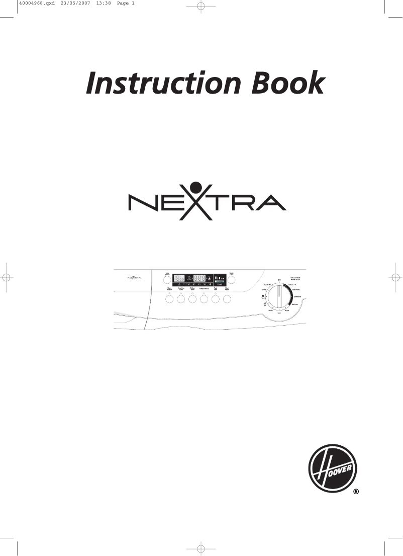 Page 1 de la notice Manuel utilisateur Hoover HNL71663D