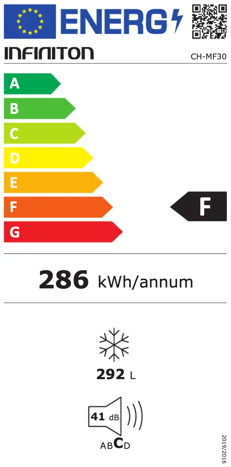 Page n°1 - Label énergétique Infiniton CH-MF30