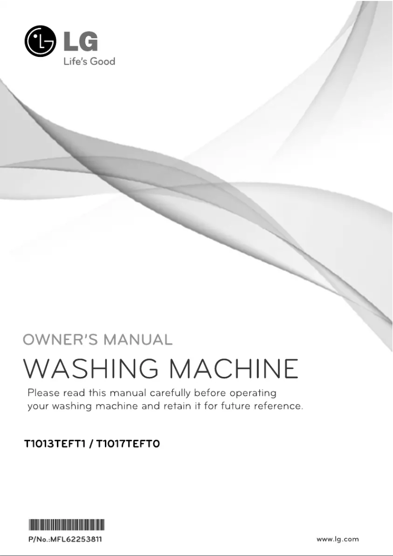 Page 1 de la notice Manuel utilisateur LG T1017TEFT0