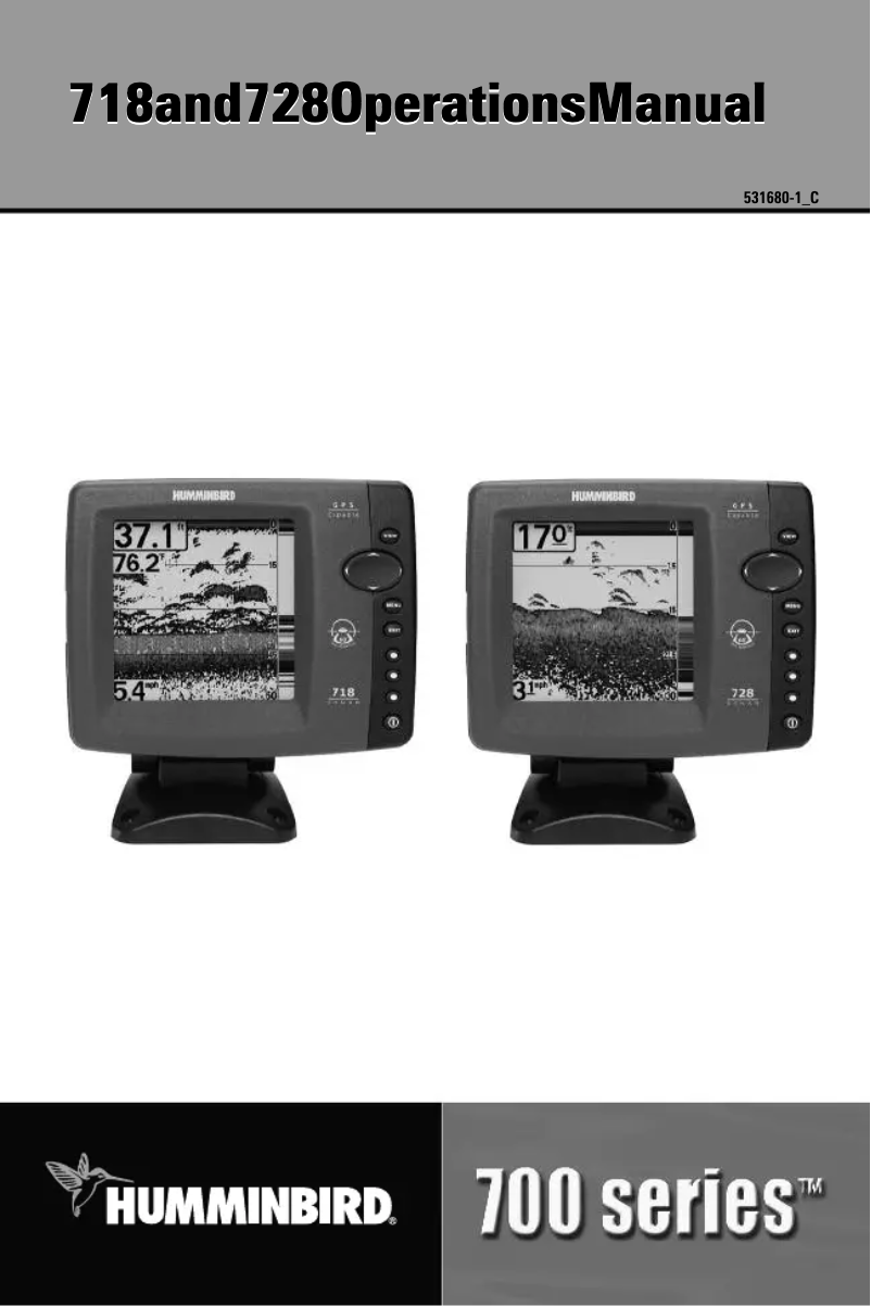 Image de la première page du manuel de l'appareil 718