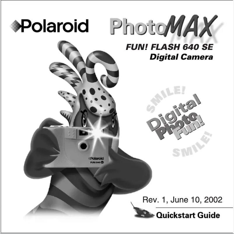 Image de la première page du manuel de l'appareil PhotoMax Fun Flash 640 SE