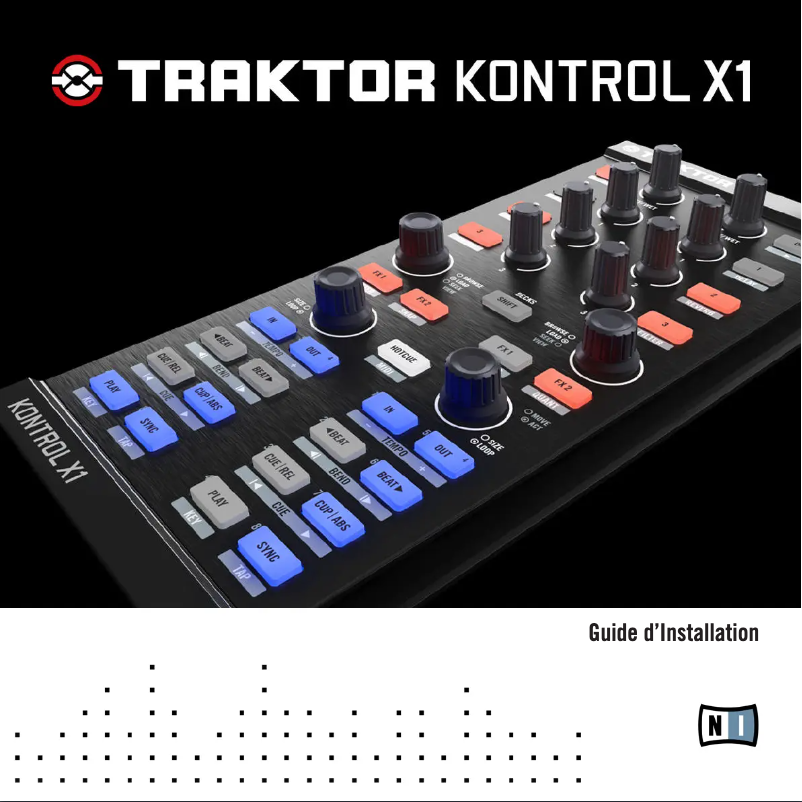 Image de la première page du manuel de l'appareil Traktor Kontrol X1