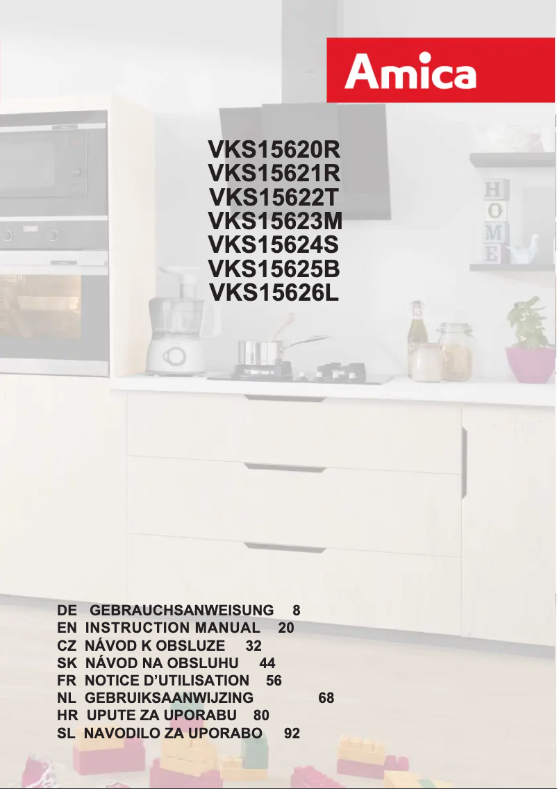 Page n°1 - Manuel utilisateur Amica VKS 15620 R