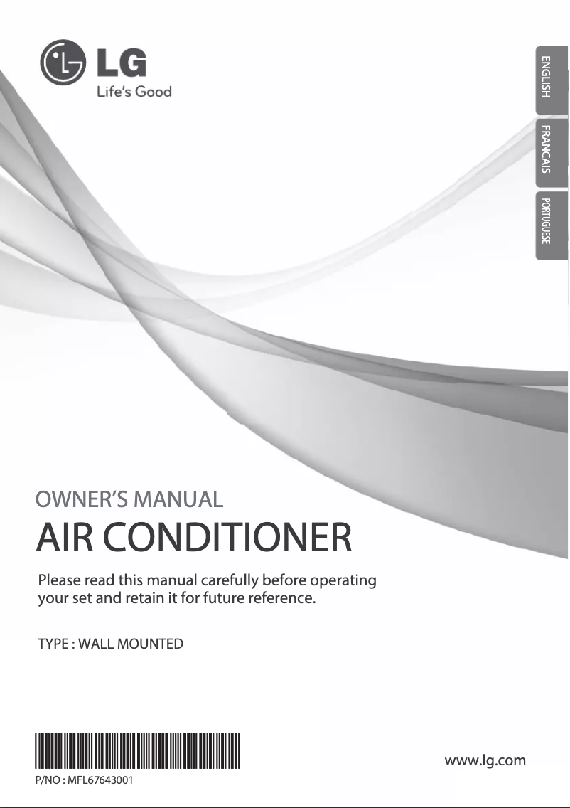 Page 1 de la notice Manuel utilisateur LG HSNC186C4N4