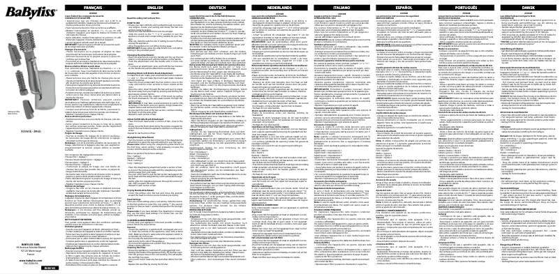 Página 1 del manual Manual de usuario BaByliss Beliss Big Hair 1000 AS960E