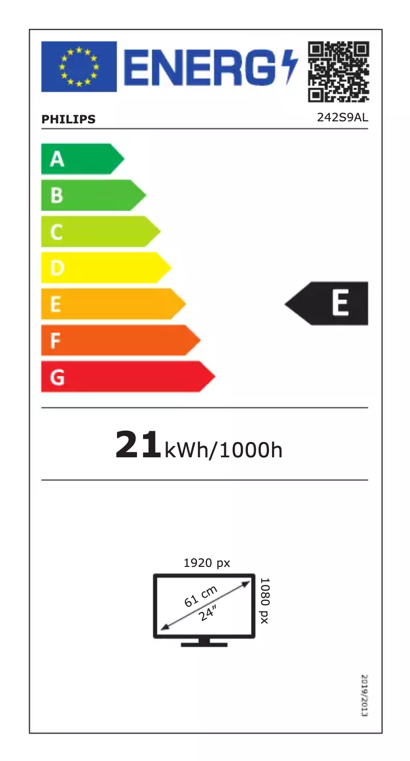 First page image of the manual for 242S9AL